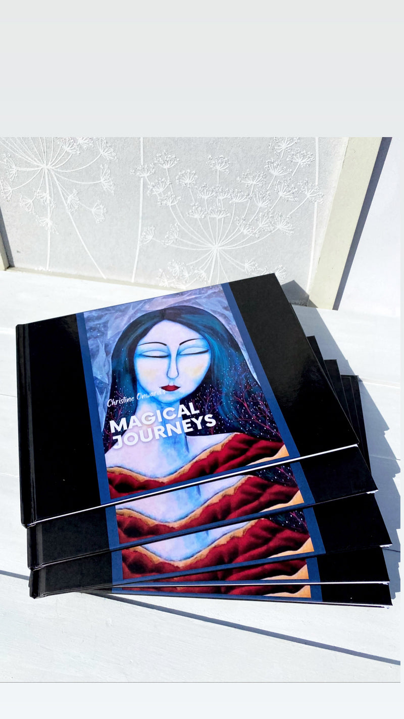 MAGICAL JOURNEYS - limited edition- art book by Christine Onward FREE POSTAGE